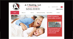 Desktop Screenshot of a1heatingllc.com